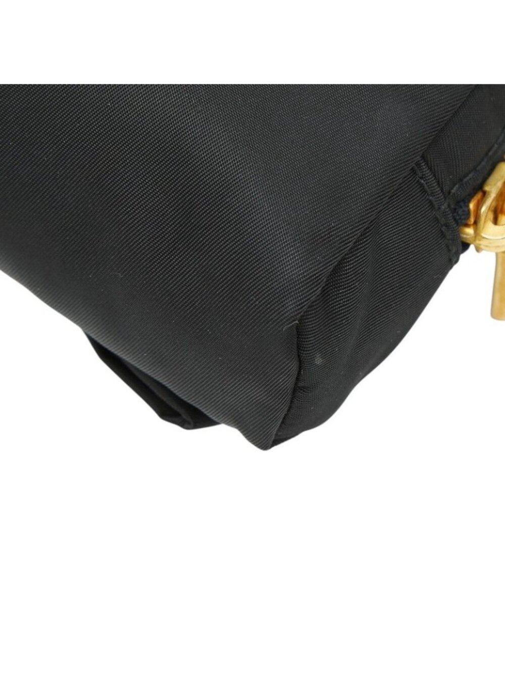 Prada Ribbon Logo Pouch Black Nylon - Picture 6 of 10